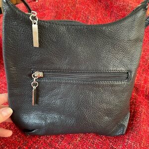 Small Black Leather Crossbody Bag